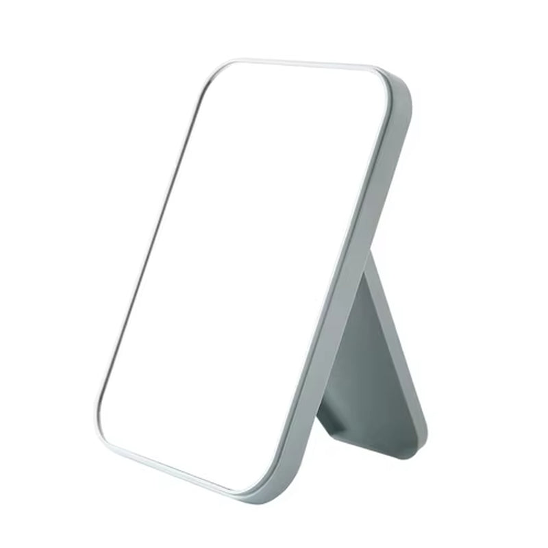 Portable folding makeup mirror – perfect for desktops, dorms, and kids' dressing tables.