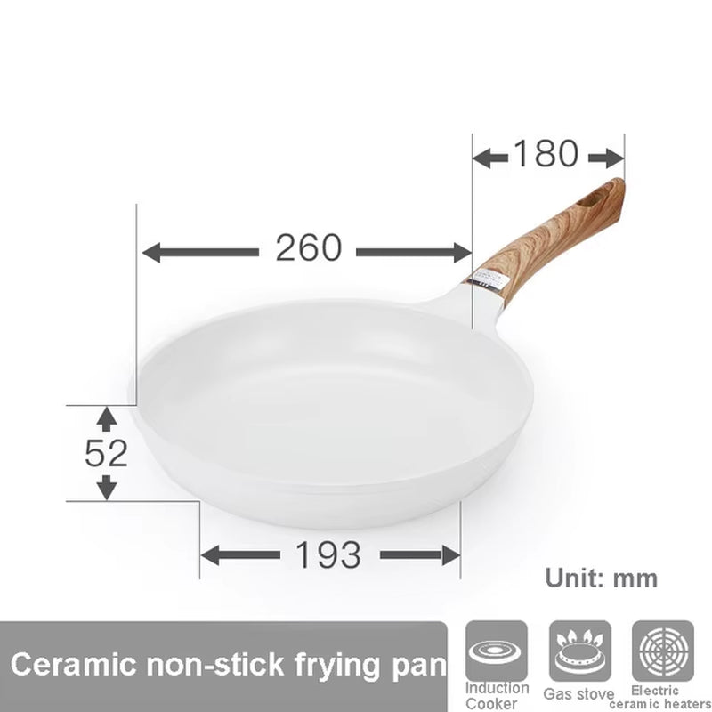 Stylish Korean & Japanese-inspired non-stick frying pan and deep pot. Perfect for breakfast, frying, and everyday cooking. Durable, easy to clean, and heat-efficient.