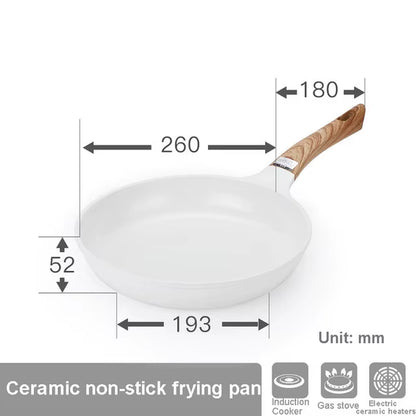 Stylish Korean & Japanese-inspired non-stick frying pan and deep pot. Perfect for breakfast, frying, and everyday cooking. Durable, easy to clean, and heat-efficient.