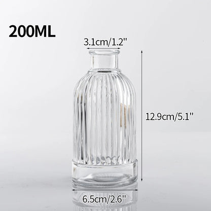 Transparent Glass Vases Aromatherapy Bottle Hydroponic Container Dining Table Decoration Nordic Vase Home Decor Ваза Для Цветов