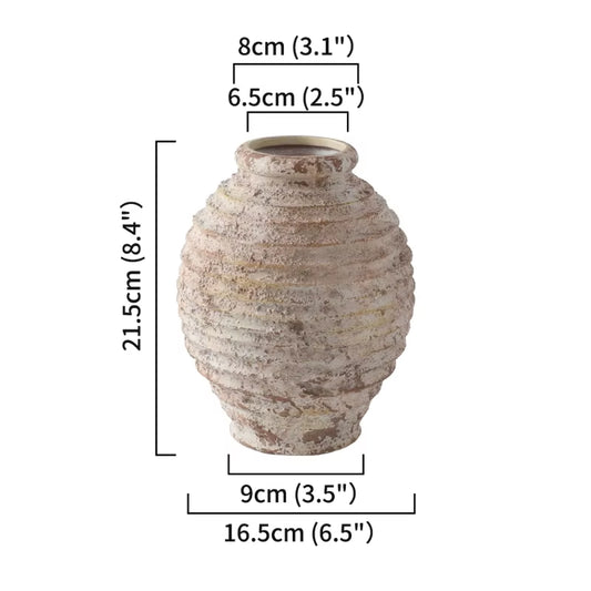 21.5 CM High Home Decoration Ceramic Vase Vintage Handmade Style Ceramics & Pottery Accessories for Home Decor Vases