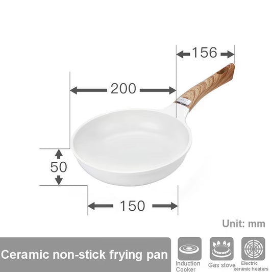 Stylish Korean & Japanese-inspired non-stick frying pan and deep pot. Perfect for breakfast, frying, and everyday cooking. Durable, easy to clean, and heat-efficient.