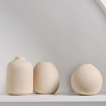 Nordic Flower Vases Floral Arrangements Decorative Art Vases Boho Ceramic Vase for Farmhouse Entryway Home Mantel Accessories