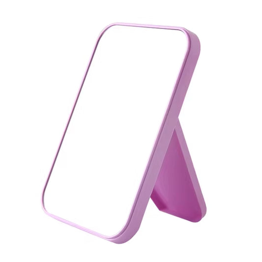 Portable folding makeup mirror – perfect for desktops, dorms, and kids' dressing tables.