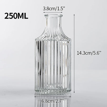 Transparent Glass Vases Aromatherapy Bottle Hydroponic Container Dining Table Decoration Nordic Vase Home Decor Ваза Для Цветов