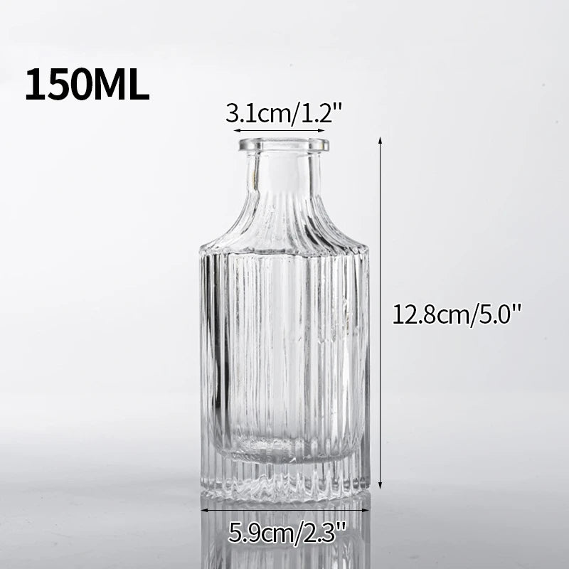 Transparent Glass Vases Aromatherapy Bottle Hydroponic Container Dining Table Decoration Nordic Vase Home Decor Ваза Для Цветов
