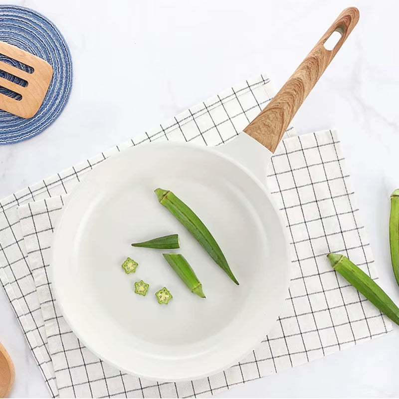 Stylish Korean & Japanese-inspired non-stick frying pan and deep pot. Perfect for breakfast, frying, and everyday cooking. Durable, easy to clean, and heat-efficient.