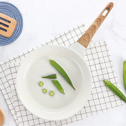 Stylish Korean & Japanese-inspired non-stick frying pan and deep pot. Perfect for breakfast, frying, and everyday cooking. Durable, easy to clean, and heat-efficient.