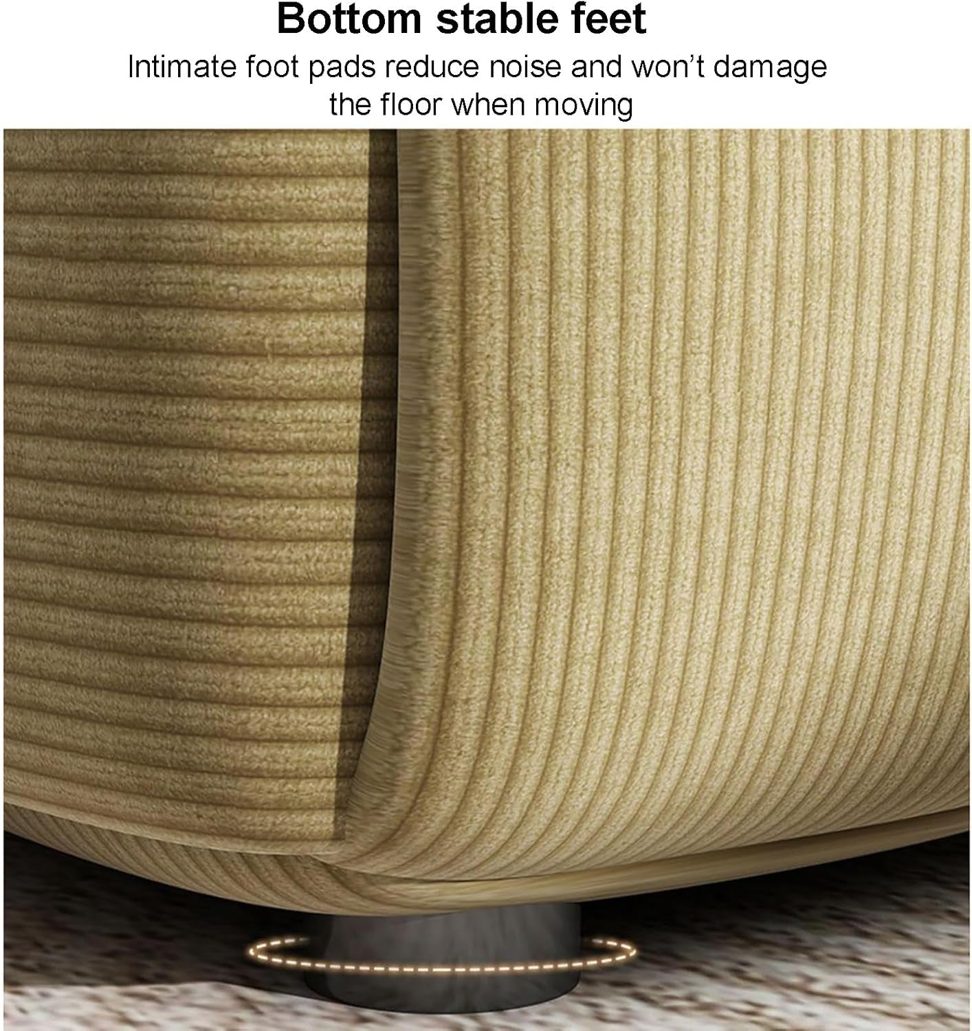 Luxurious White Velvet Square Woven Cube Pouf Ottoman - Stylish Upholstered Footrest for Living Room, Bedroom, and Entryway (15x15x15 Inch)
